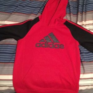 Red Adidas sweatshirt